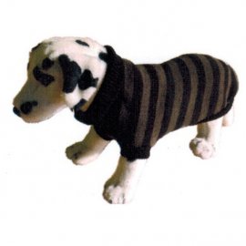 Ami ЗооПалітра Хакі - светр у смужку для собак (РОЗПРОДАЖ - 20%)