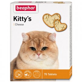 Beaphar Kittys + Cheese - ласощі з вітамінами для котів