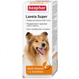 Beaphar Laveta Super - жидкие витамины для шерсти для собак 50 мл