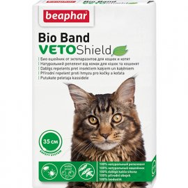 Beaphar VETO Shield Bio Band - Біологічний нашийник від бліх, кліщів та комарів для котів та кошенят