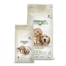 BonaCibo ADULT LAMB & RICE сухой корм для взрослых собак ЯГНЕНОК И РИС