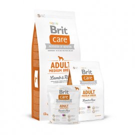 Brit Care Adult Medium Breed Lamb & Rice - Корм для собак средних пород с ягненком и рисом