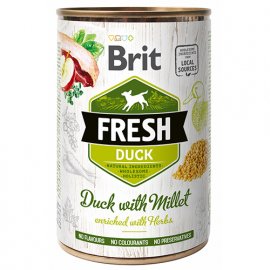Brit Fresh DUCK & MILLET Консервы для собак с уткой и пшеном