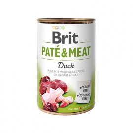 Brit PATE & MEAT DUCK (УТКА В ПАШТЕТЕ) консервы для собак