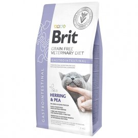 Brit Veterinary Diet GASTROINTESTINAL беззерновой корм для кошек с заболеванием жкт (сельдь и горох)