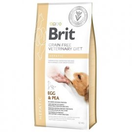 Brit Veterinary Diet HEPATIC беззерновий корм для собак із захворюваннями печінки (яйця та горох)