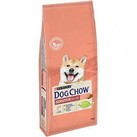 Dog Chow SENSITIVE SALMON корм для собак с чувствительным пищеварением ЛОСОСЬ