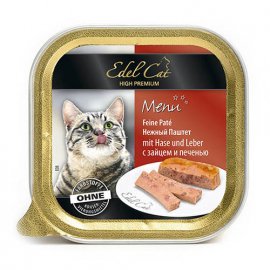Edel Cat (Эдель Кeт) mit Hase und Leber - паштет для кошек (заяц и печень)