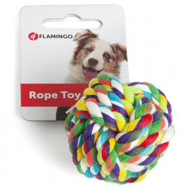 Flamingo COTTON BALL іграшка для собак м'яч плетений, бавовна