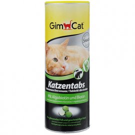 Gimcat ALGOBIOTIN UND BIOTIN (ВИТАМИНЫ МОРСКИЕ ВОДОРОСЛИ С БИОТИНОМ) лакомство для кошек