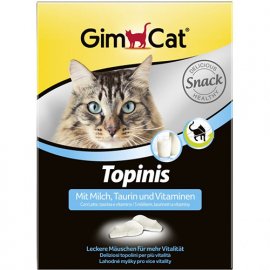 Gimcat TOPINIS витаминные мышки с таурином и молоком, лакомство для кошек