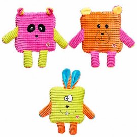 GimDog Cuddly Cubes Mini МОРДОЧКА МИНИ игрушка для собак с пищалкой, 20,8 см