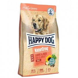 Happy Dog NATUR CROQ LACHS & REIS корм для дорослих собак (ЛОСОСЬ та РІС), 12 кг