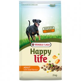 Happy Life ADULT BEEF корм для собак усіх порід яловичина