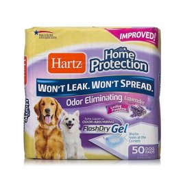 Hartz (Хартц) HOME PROTECTION ODOR ELIMINATING пеленки для собак с запахом лаванды, 53х53см