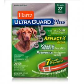 Hartz Ultra Guard Plus for Dogs and Puppies - Ошейник для собак и щенков от блох и клещей, ОРАНЖЕВЫЙ
