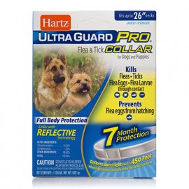Hartz Ultra Guard PRO світловідбиваючий нашийник для собак від бліх, яєць бліх та кліщів