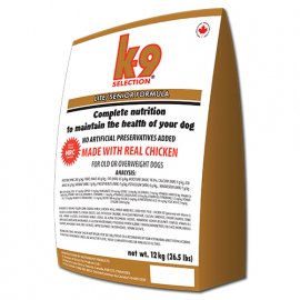 K9 Selection LITE SENIOR FORMULA сухой корм для пожилых собак 12 кг