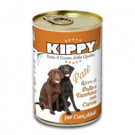 Kippy (Киппи) CHICKEN & TURKEY, CARROT PATE (КУРИЦА & ИНДЕЙКА И МОРКОВЬ) консервы для собак, паштет