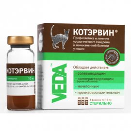 Veda КОТ ЭРВИН для лечения и профилактики мочекаменной болезни котов