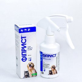 Krka FIPRIST (ФИПРИСТ) спрей от блох и клещей для собак и кошек