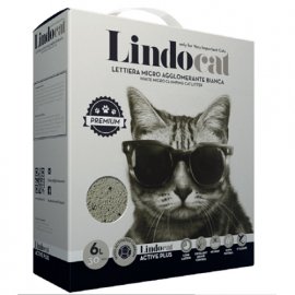 Lindocat ACTIVE PLUS CARBON комкующийся наполнитель с угольными гранулами, 6 л