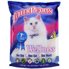 Litter Pearls ВЕЛЛНЕС (Wellness) кварцевый наполнитель для кошачьих туалетов 3,4 л (1,59 кг) 
