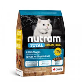 Nutram T24 Total Grain-Free SALMON & TROUT (ЛОСОСЬ И ФОРЕЛЬ) беззерновой корм для кошек