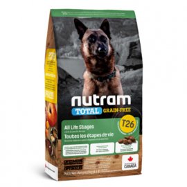 Nutram T26 Total Grain-Free LAMB & LENTILS (ЯГНЕНОК И ЧЕЧЕВИЦА) беззерновой корм для щенков и взрослых собак