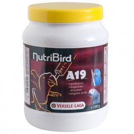 NutriBird A19 корм для ручного вскармливания крупных попугаев (for baby-birds)