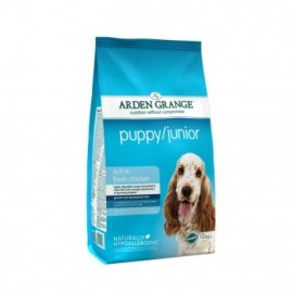 Arden Grange (Арден Грендж) Puppy/Junior - сухой корм для щенков и молодых собак от 2 до 12 месяцев (с курицей и рисом)