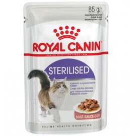 Royal Canin STERILISED in GRAVY консервированный корм для стерилизованных кошек (кусочки в соусе)