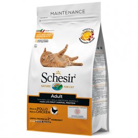 Schesir ADULT CHICKEN сухой монопротеиновый корм для котов КУРИЦА