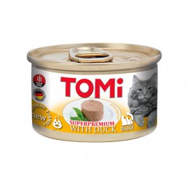 Tomi DUCK консервы для кошек, мусс УТКА