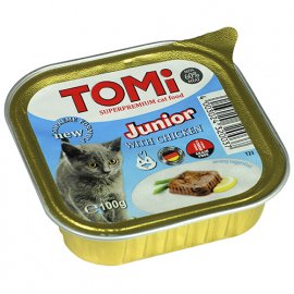 TOMi Junior консервы для котят - паштет, КУРИЦА