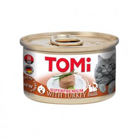 Tomi TURKEY консервы для кошек, мусс ИНДЕЙКА