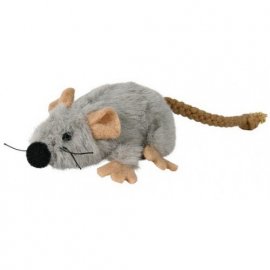 Trixie Мышь плюшевая с кошачьей мятой - игрушка для кошек (45735)