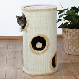 Домики-когтеточки и игровые площадки для кошек