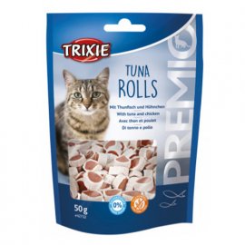 Trixie PREMIO TUNA ROLLS ласощі для кішок з тунцем та куркою