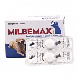 Milbemax (Мильбемакс) - антигельминтный препарат широкого спектра действия для средних и крупных собак (вес от 5 до 25 кг)